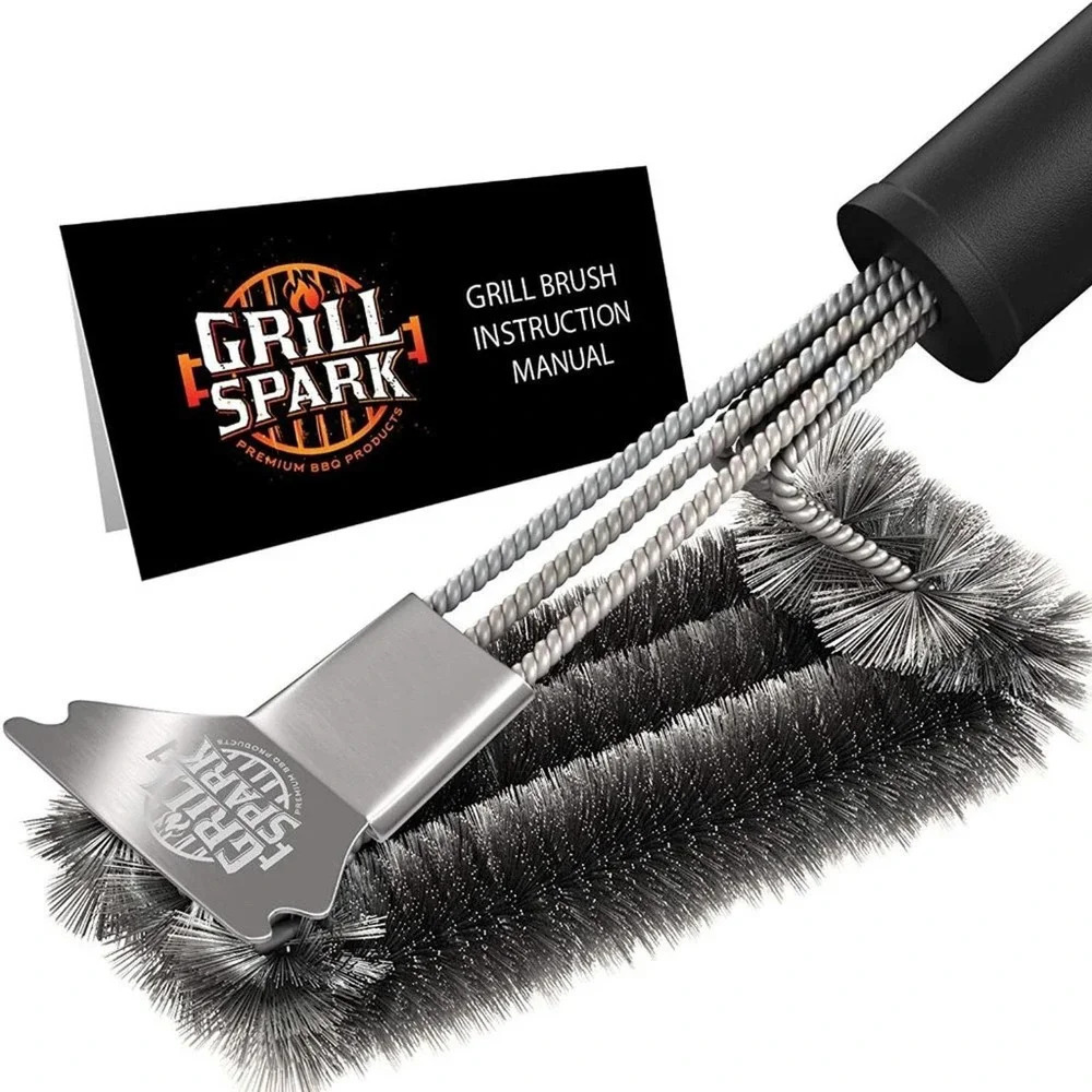 NEW! Best Grill Brush and Scraper 18" Stainless!
